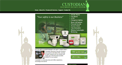 Desktop Screenshot of custodiansecuritysystems.com